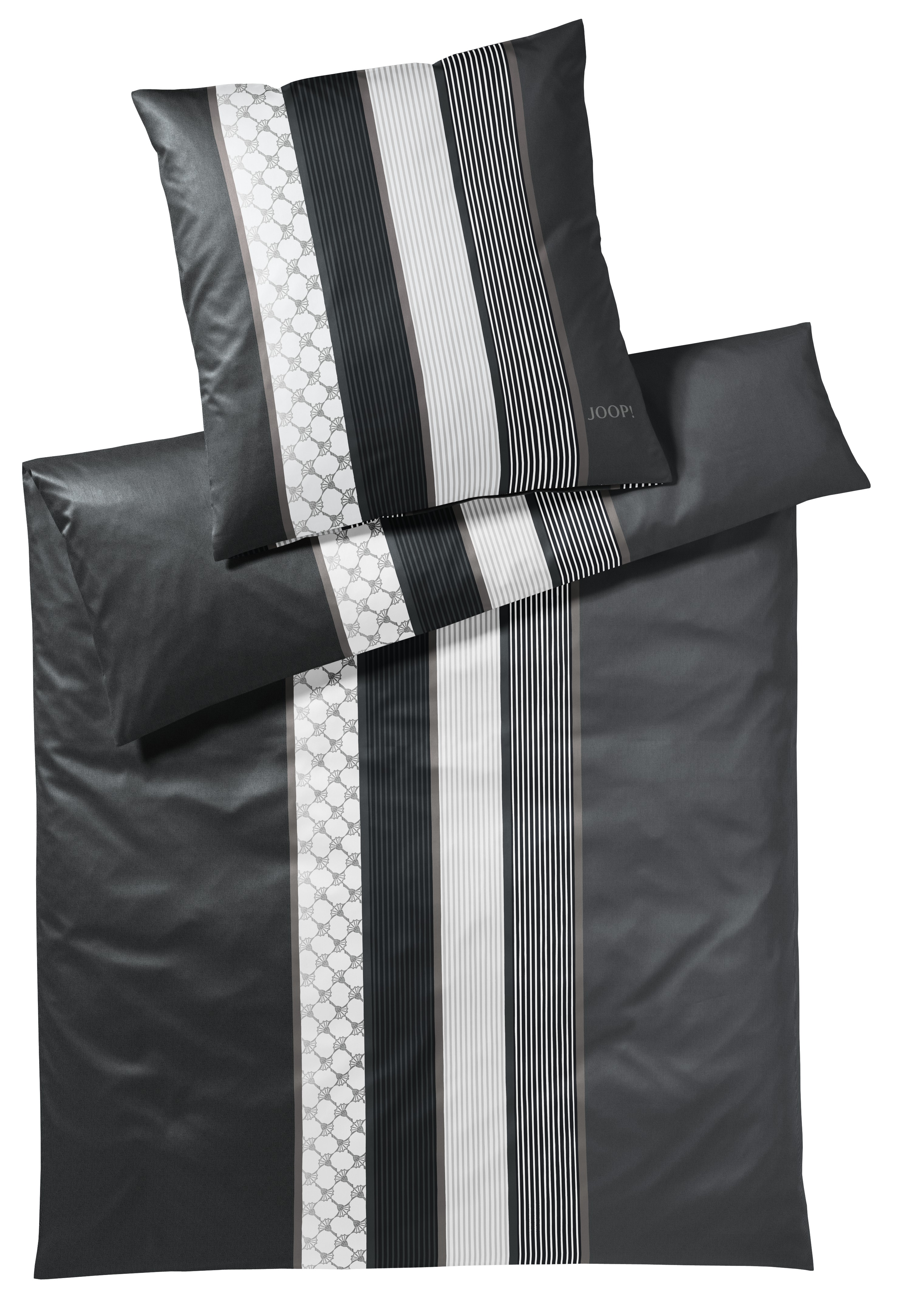 4069-99 JOOP! Bettwäsche Cornflower Stripes 4069-99 Deep Stone