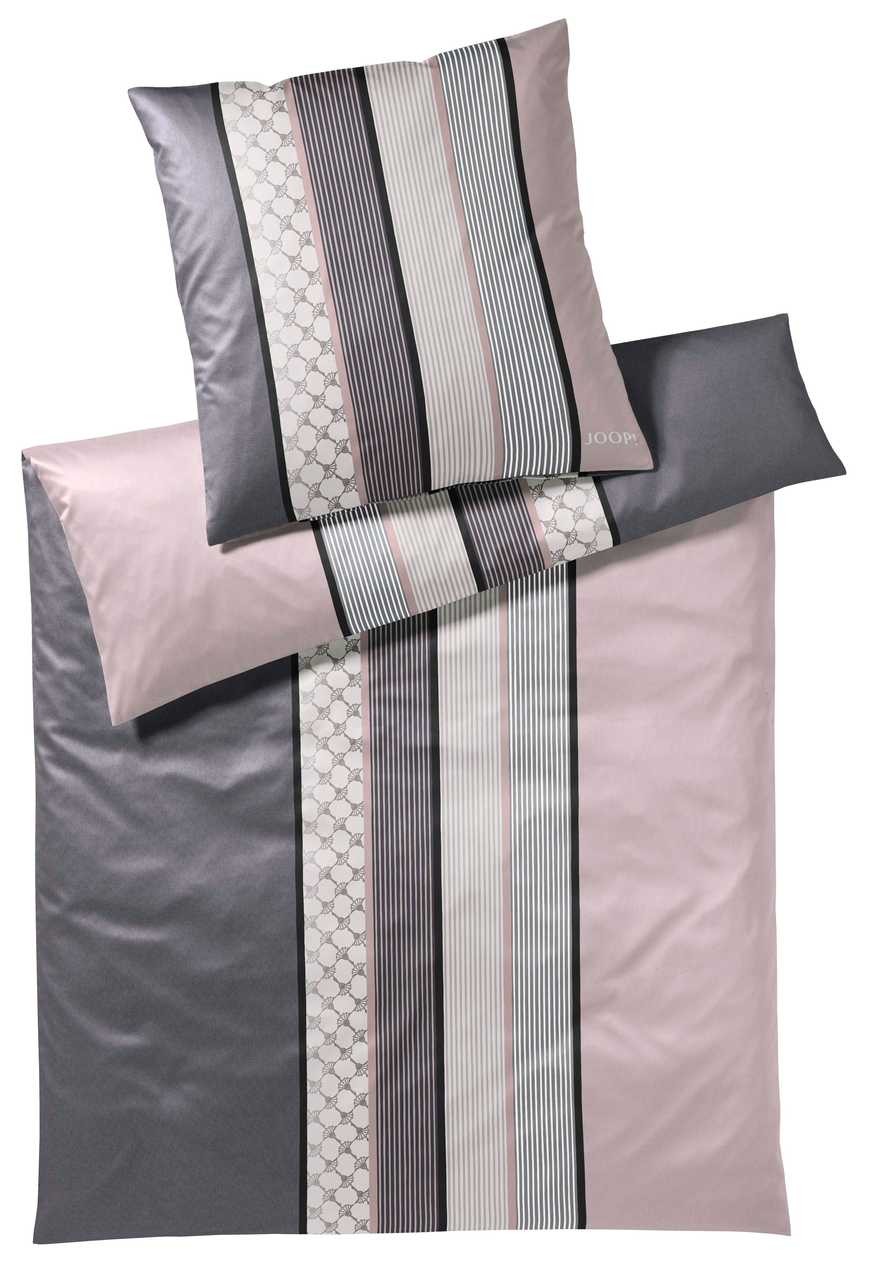4069_11 JOOP! Bettwäsche Cornflower Stripes 4069-11 Deep Rose